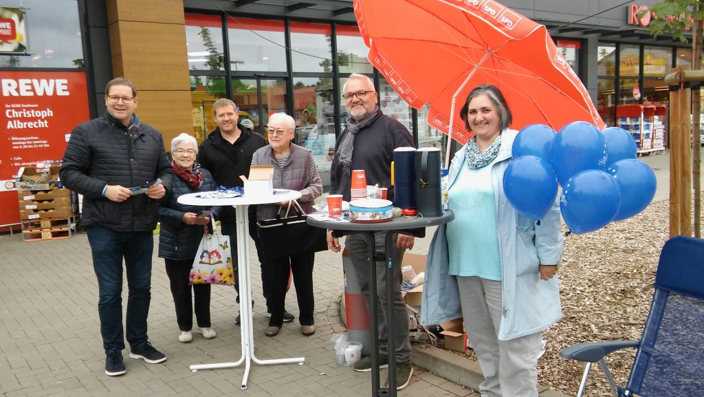 SPD Infostand zur Europawahl