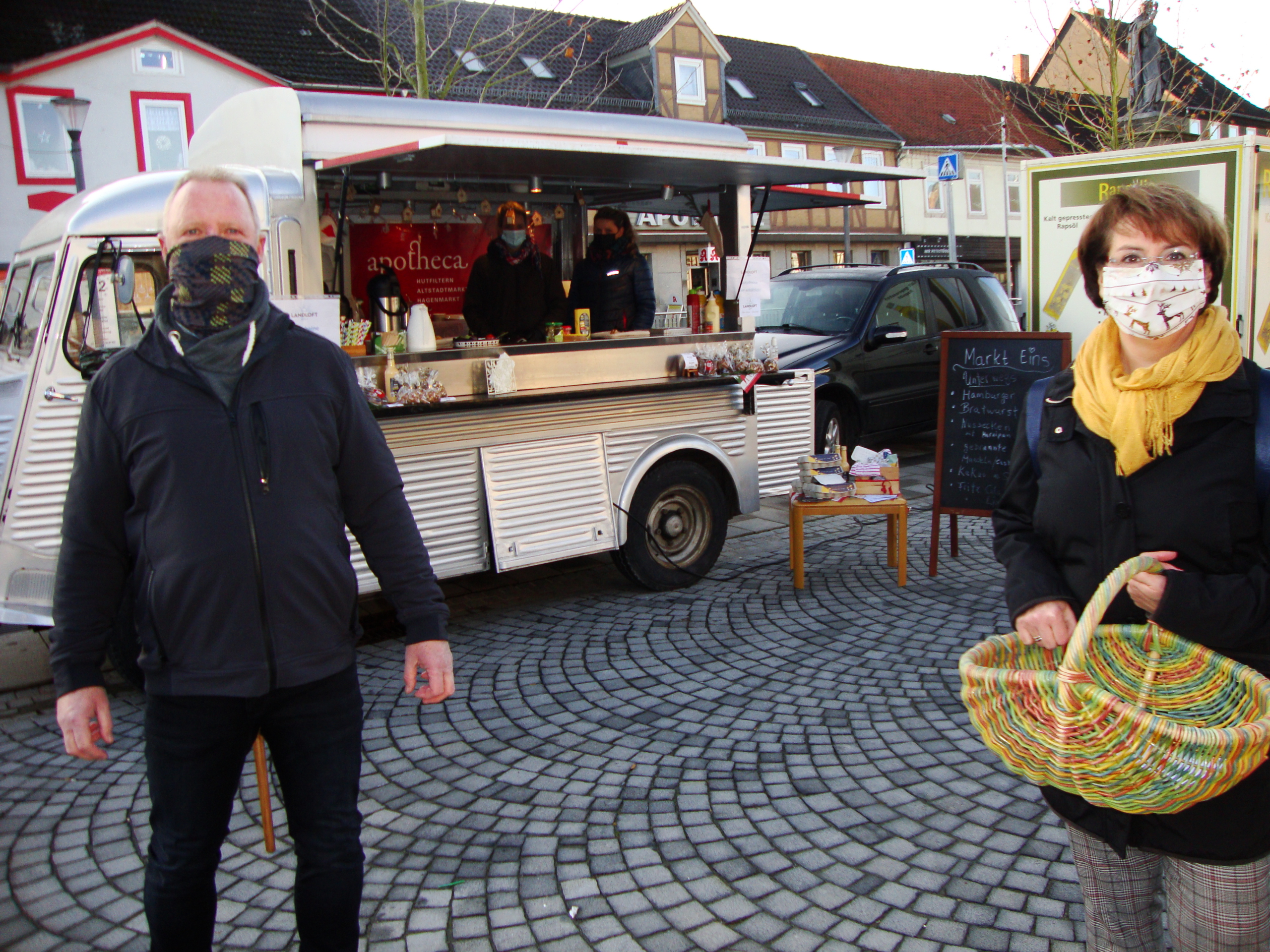 Dieser Oldtimer hat es auf dem Wochenmarkt in sich