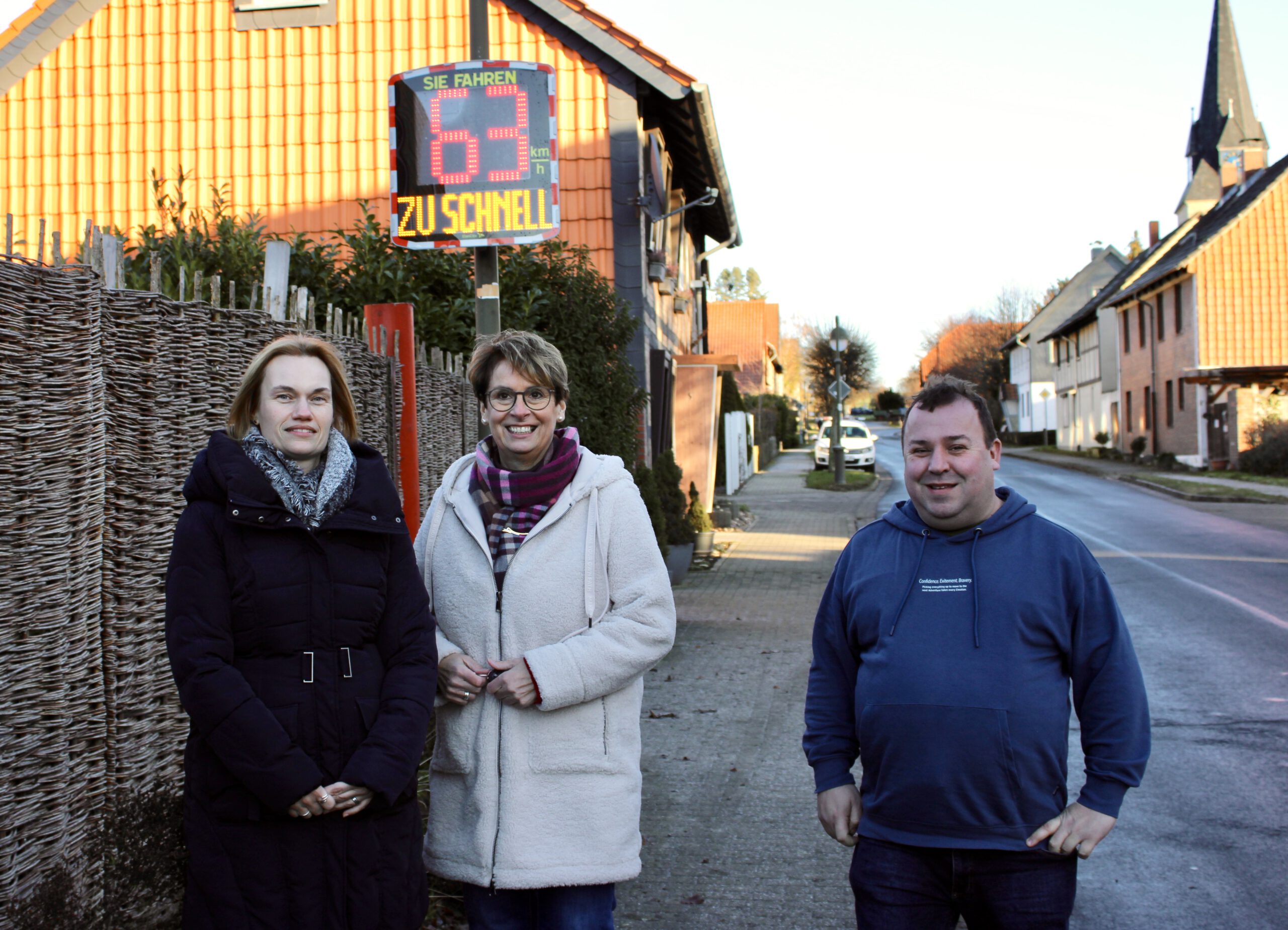 Geschwindigkeitsmessanlage für Schliestedt