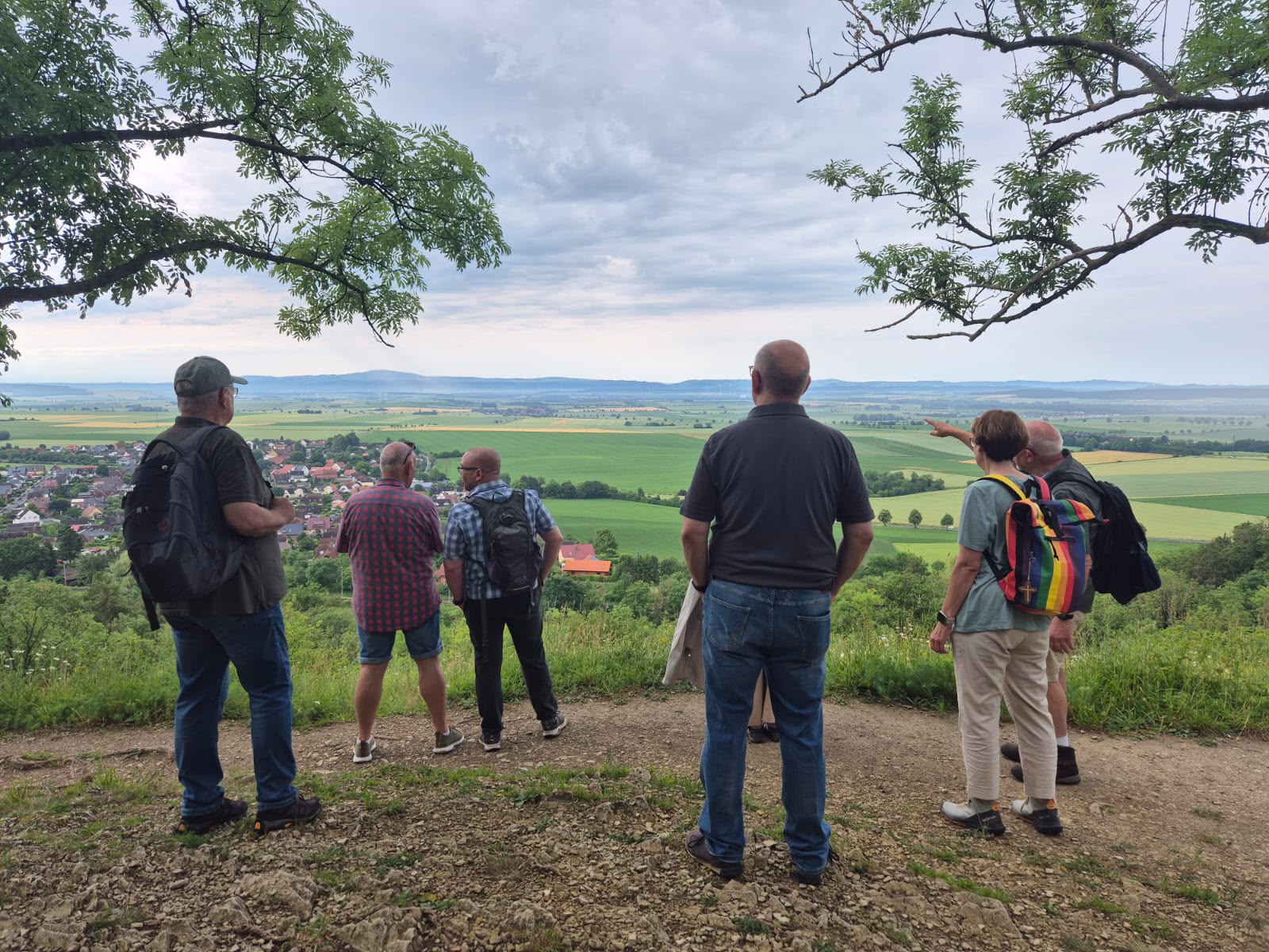Spaziergang zum Bismarckturm in Wittmar